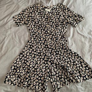 Vintage Floral Romper Jumpsuit